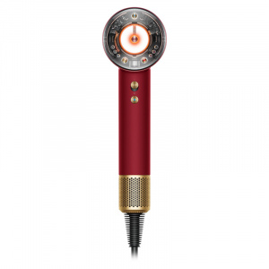 Фен Dyson Supersonic Nural HD16 для прямых волос - Red velvet/Gold