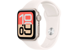 Apple Watch SE 3, 44 mm - Starlight Aluminum Case with Starlight Sport Band