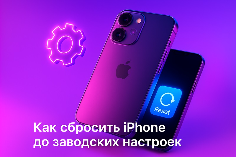 Как сбросить iPhone до заводских настроек